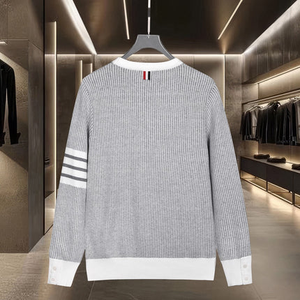 THOM 26S ROUND-NECK KNIT SWEATER 324