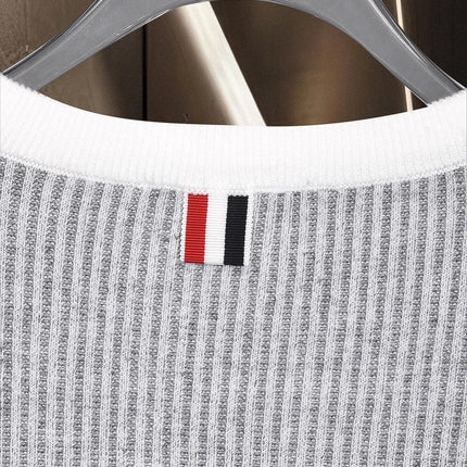 THOM 26S ROUND-NECK KNIT SWEATER 324