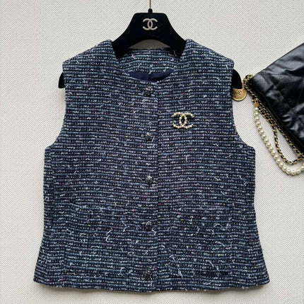 CHANEL 26S TWEED VEST 1715