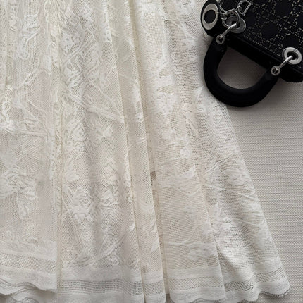 DIOR 26S LACE MESH SKIRT 1096