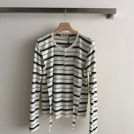 MIUMIU 26S SHAWL-COLLAR KNIT SWEATER 1506