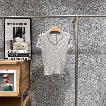 LOEWE 26S KNIT POLO SHIRT 435