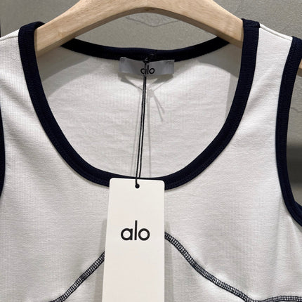 ALO 26S CONTRAST TRIM TANK TOP 287