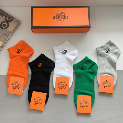 HERMES 26S ANKLE SOCKS 521486 (1 BOX)