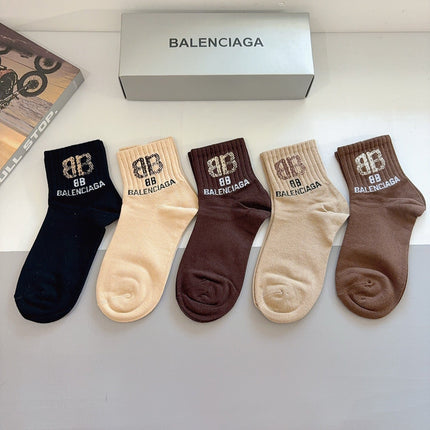 BALENCIAGA 26S ANKLE SOCKS 421051 (1 BOX)