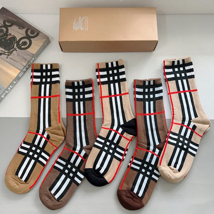 BURBERRY 26S CREW SOCKS 408690 (1 BOX)