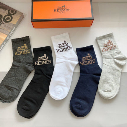 HERMES 26S ANKLE SOCKS 408704 (1 BOX)