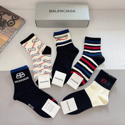 BALENCIAGA 26S ANKLE SOCKS 410361 (1 BOX)