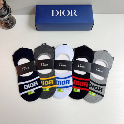 DIOR 26S NO-SHOW SOCKS 415774 (1 BOX)