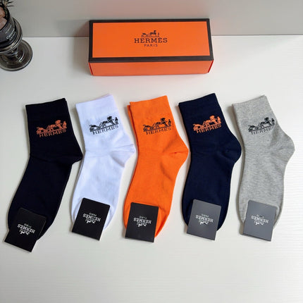 HERMES 26S ANKLE SOCKS 403753 (1 BOX)