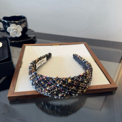 CHANEL 26S HEADBAND IN MULTICOLOR TWEED 503123