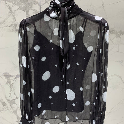 YSL 25S POLKA DOT SHIRT STYLE 212