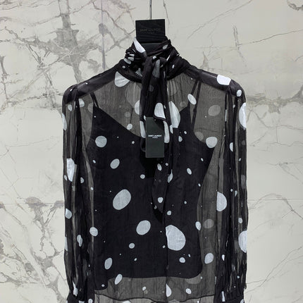 YSL 25S POLKA DOT SHIRT STYLE 212