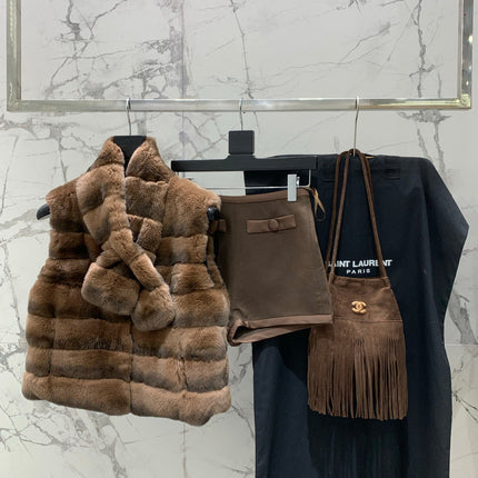 YSL 25S FUR VEST STYLE 224
