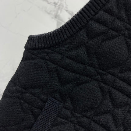 DIOR 26S DIAMOND-PATTERN KNIT VEST 946