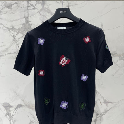 DIOR 26S SHORT-SLEEVED SWEATER 1260