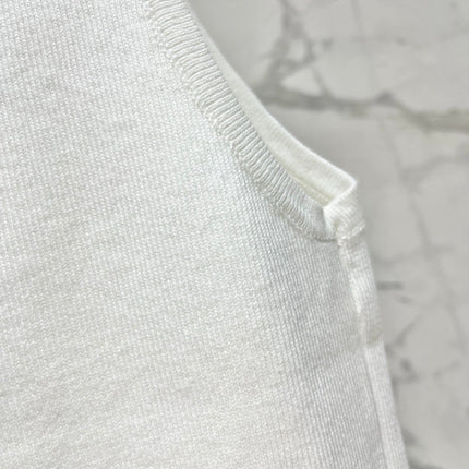 VALENTINO 26S SLEEVELESS POLO KNIT TOP 439