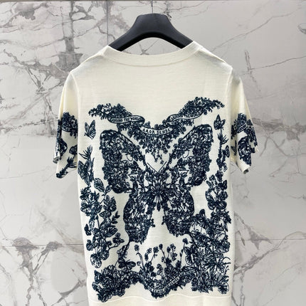 DIOR 26S SHORT-SLEEVE CREWNECK SWEATER 1318