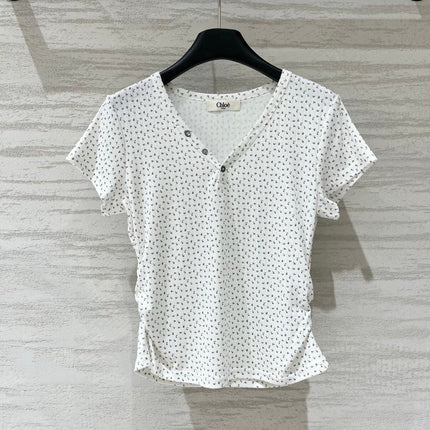 CHLOE 26S V-NECK T-SHIRT STYLE 7