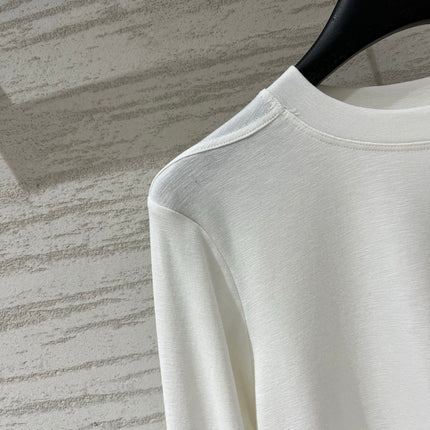 PRADA 26S LONG-SLEEVE CREWNECK T-SHIRT 1272