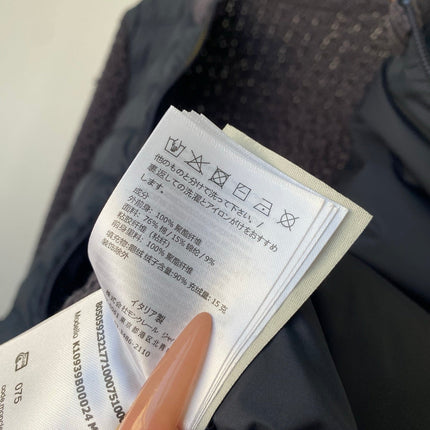 MONCLER 25S KNITTED PUFFER JACKET 422
