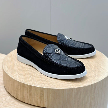 CD GRANVILLE BASIC LOAFER BLACK EMBOSSED CALFSKIN