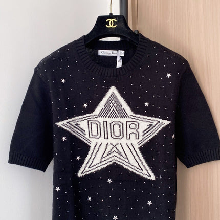 DIOR 26S SHORT SLEEVE KNIT SWEATER 987