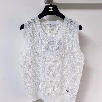 CHANEL 26S SLEEVELESS SWEATER STYLE 1048