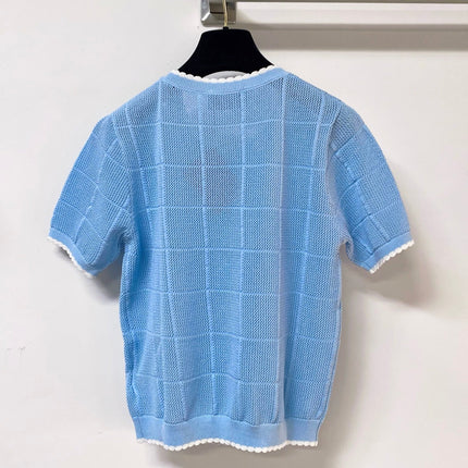PRADA 26S SHORT-SLEEVED SWEATER STYLE 856