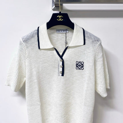 LOEWE 26S KNIT POLO SHIRT 500