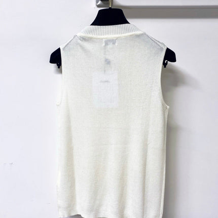 CHANEL 26S KNIT SLEEVELESS TOP STYLE 1207