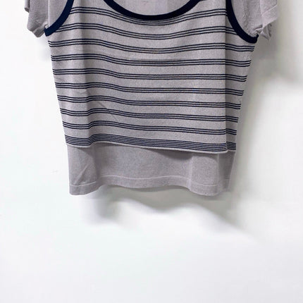 CHANEL 26S SHORT-SLEEVED KNIT SHIRT STYLE 1181