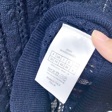 DIOR 26S SLEEVELESS KNIT POLO SHIRT 1287