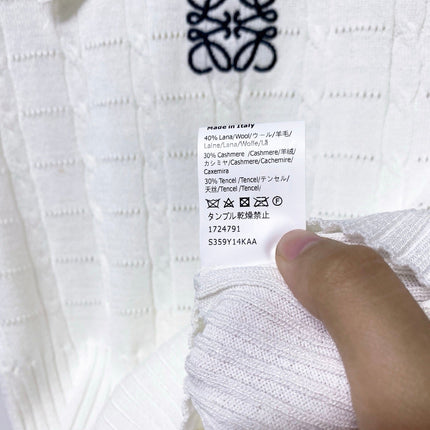 LOEWE 26S SLEEVELESS KNIT POLO TOP 413