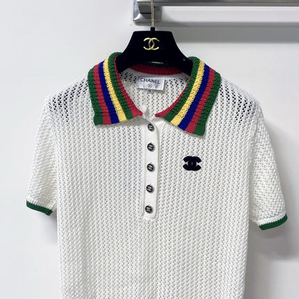 CHANEL 26S POLO SWEATER STYLE 1235