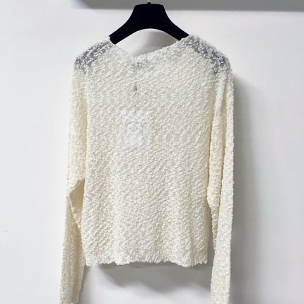 CHANEL 26S BOUCLE KNIT SWEATER 1290