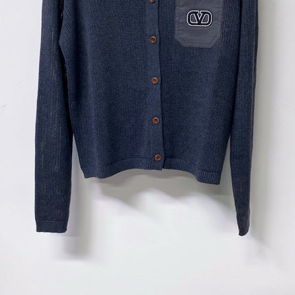 VALENTINO 26S CREW NECK KNIT CARDIGAN 324