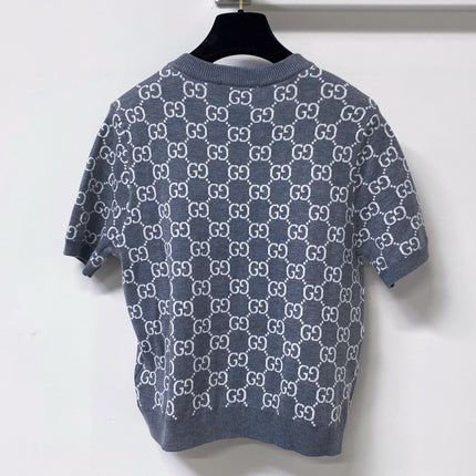 GUCCI 26S SHORT-SLEEVE KNIT SWEATER 506
