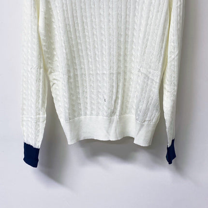 RALPH LAUREN 26S CREW-NECK CABLE-KNIT SWEATER 652