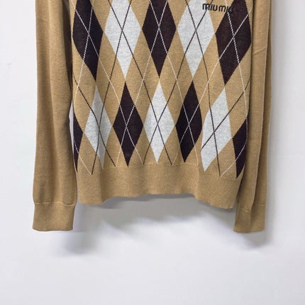 MIUMIU 26S V-NECK SWEATER 1589