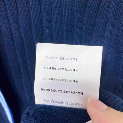 MIUMIU 26S SAILOR COLLAR KNIT CARDIGAN 1488