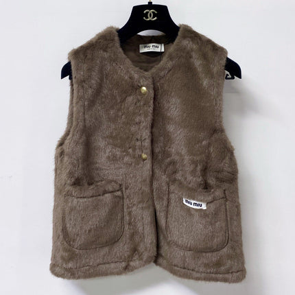 MIUMIU 26S FUR VEST 1485