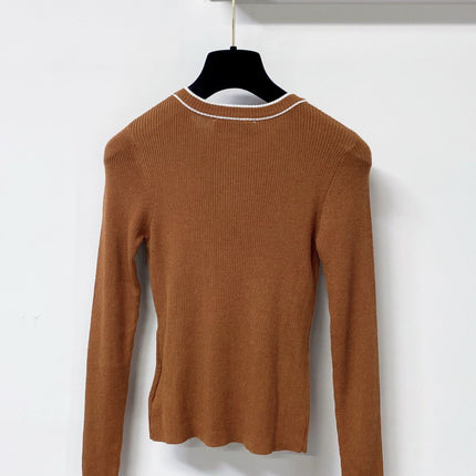 MIUMIU 26S RIBBED KNIT SWEATER 1482