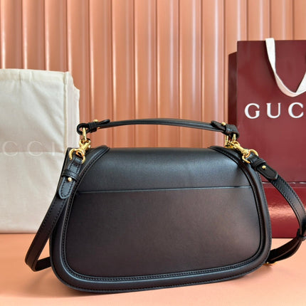 GUCCI 26S BLONDIE BAG 32 IN BLACK CALFSKIN