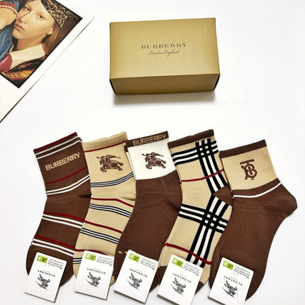 BURBERRY 26S ANKLE SOCKS 895514 (1 BOX)