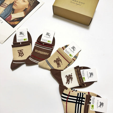 BURBERRY 26S ANKLE SOCKS 895514 (1 BOX)