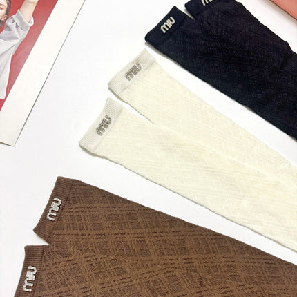 MIUMIU 26S CREW SOCKS 407184 (1 BOX)