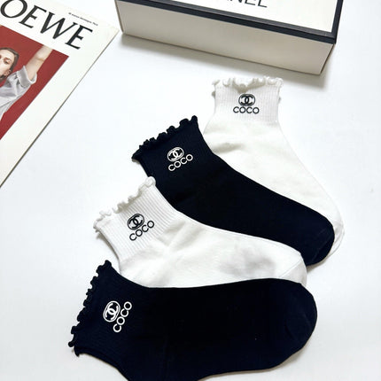 CHANEL 26S ANKLE SOCKS 408735 (1 BOX)