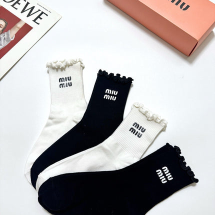 MIUMIU 26S ANKLE SOCKS 417710 (1 BOX)