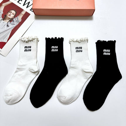 MIUMIU 26S ANKLE SOCKS 417710 (1 BOX)